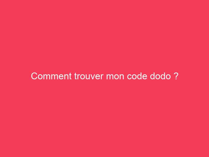 Comment trouver mon code dodo ? Guide Achat Gamer